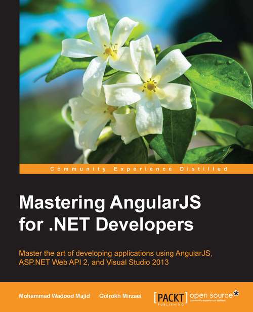 Book cover of Mastering AngularJS for .NET Developers