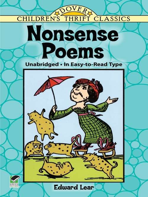 Book cover of Nonsense Poems: Nonsense Poems (Dover Children's Thrift Classics)