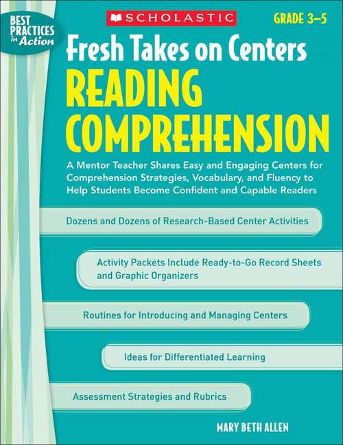 Book cover of Fresh Takes on Centers: Reading Comprehension