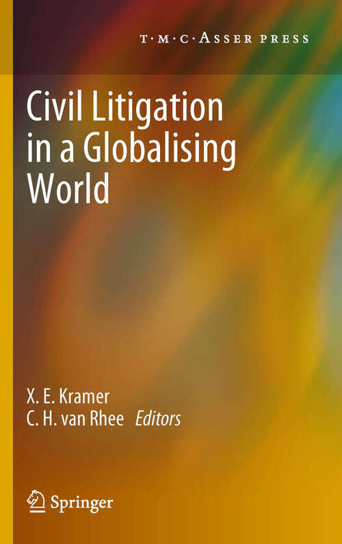 Book cover of Civil Litigation in a Globalising World