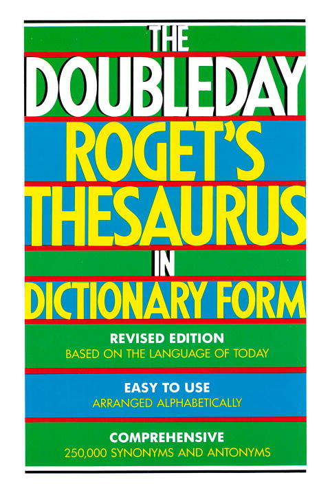 Book cover of The Doubleday Roget's Thesaurus in Dictionary Form