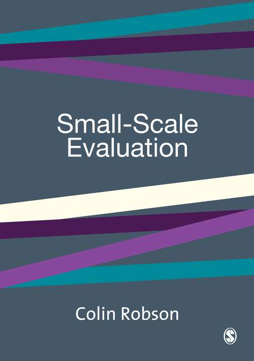 Book cover of Small-Scale Evaluation: Principles and Practice