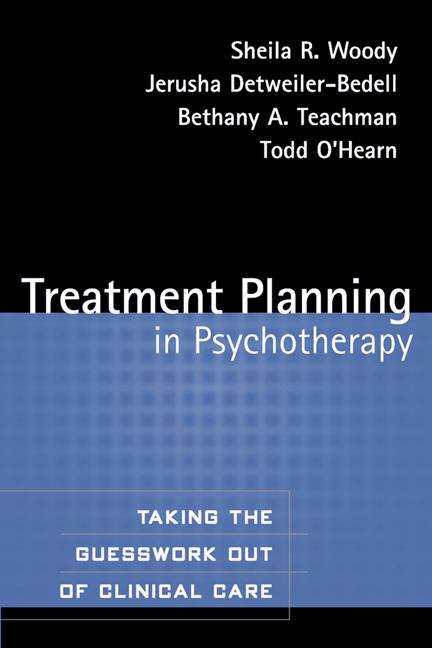 Book cover of Treatment Planning in Psychotherapy