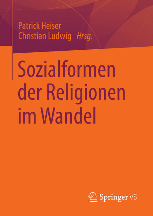 Book cover of Sozialformen der Religionen im Wandel