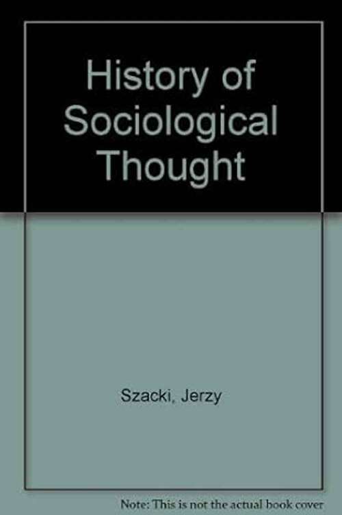Book cover of History of Sociological Thought