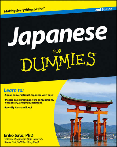 Book cover of Japanese For Dummies