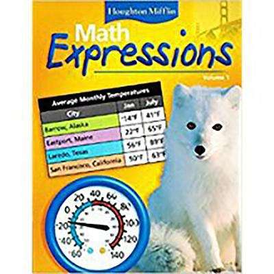 Book cover of Math Expressions Volume 1 [Grade 4]