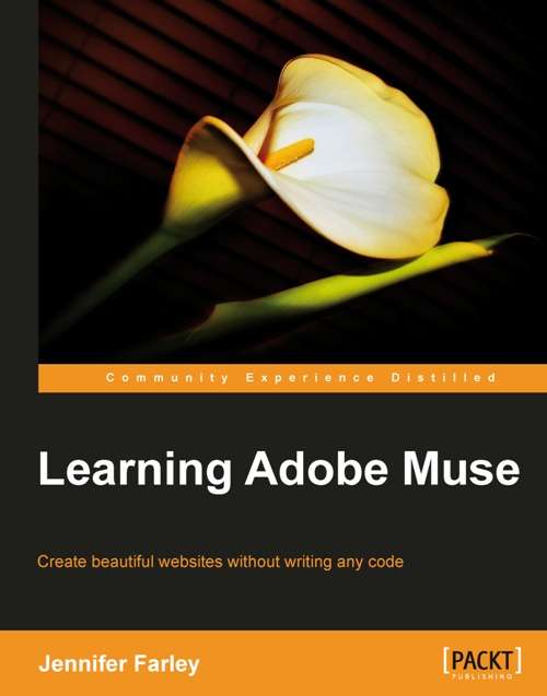Book cover of Learning Adobe Muse