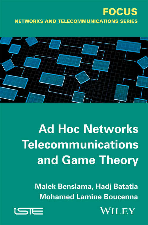 Book cover of Ad Hoc Networks Telecommunications and Game Theory