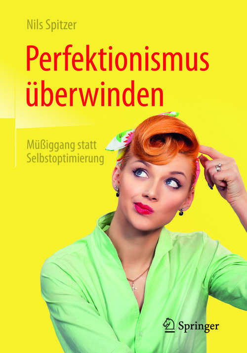 Book cover of Perfektionismus überwinden