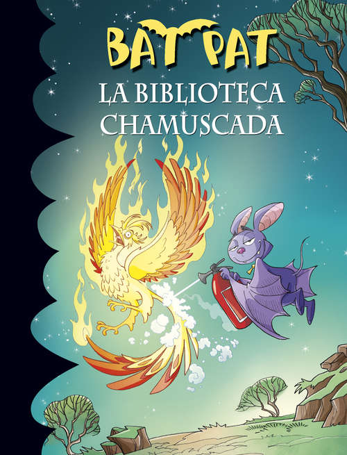 Book cover of La biblioteca chamuscada (Serie Bat Pat  #41)