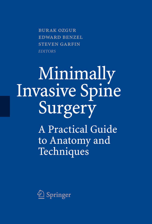 Book cover of Minimally Invasive Spine Surgery