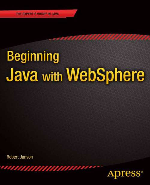 Book cover of Beginning Java with WebSphere