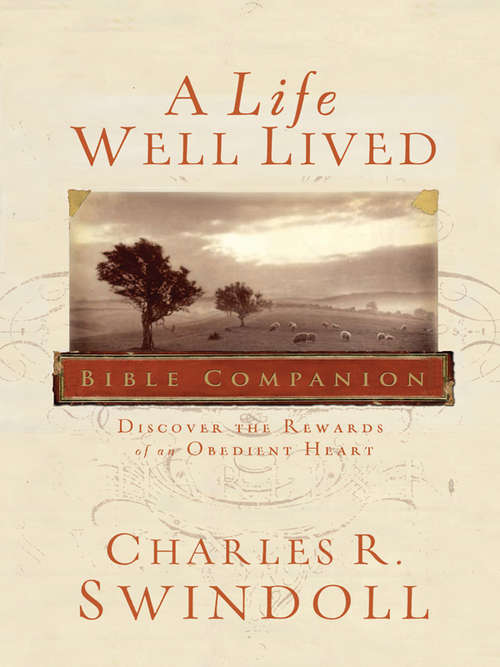 Book cover of A Life Well Lived Bible Companion