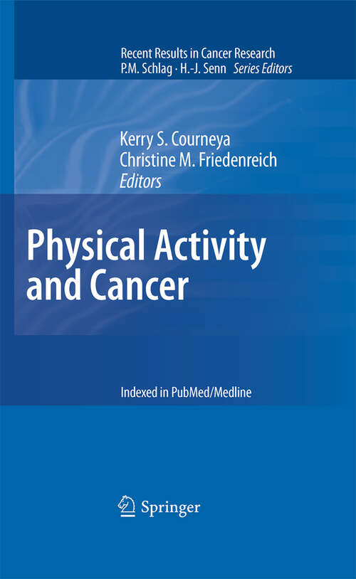 Book cover of Physical Activity and Cancer