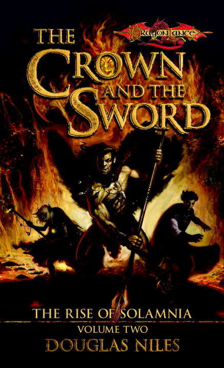 Book cover of The Crown and the Sword (Dragonlance: Rise of Solamnia #2)