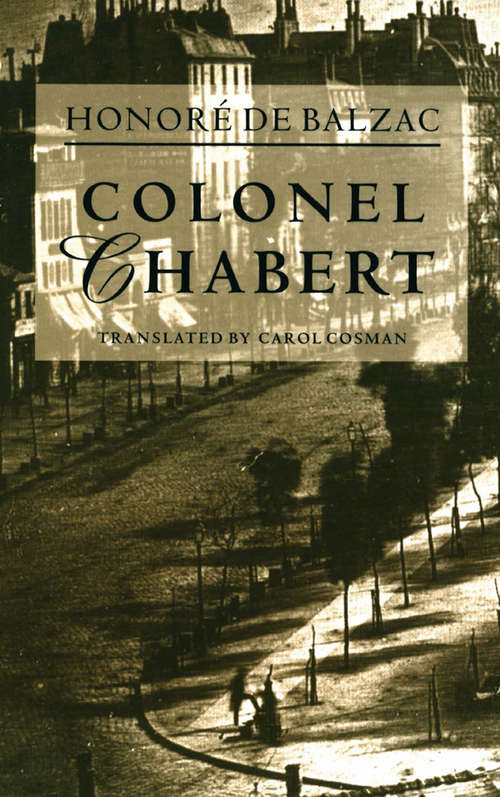 Book cover of Colonel Chabert