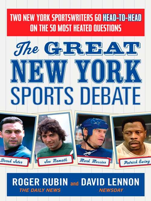 Book cover of The Great New York Sports Debate