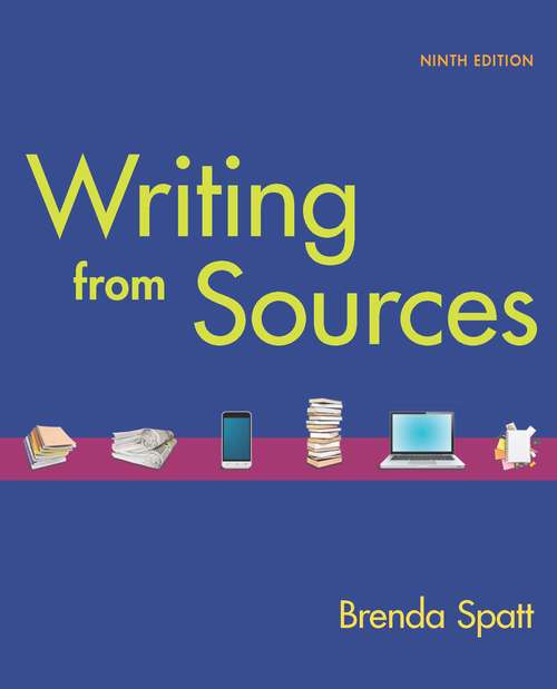 Book cover of Writing from Sources