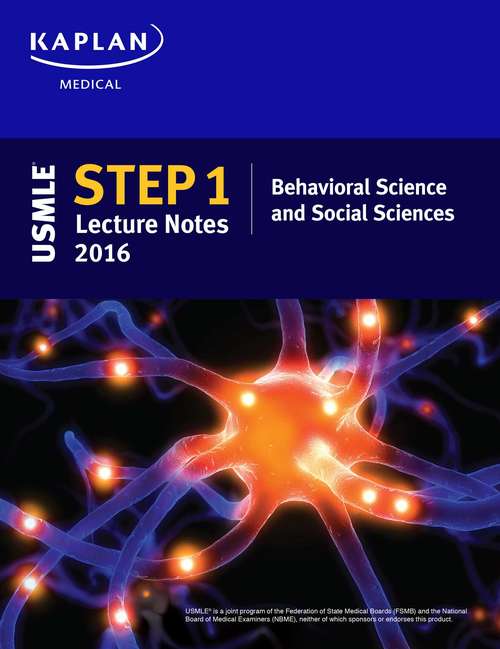 Book cover of USMLE Step 1 Lecture Notes 2016: Behavioral Science and Social Sciences