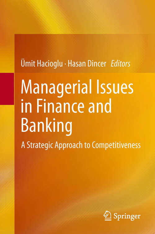Book cover of Managerial Issues in Finance and Banking