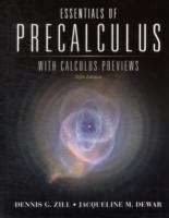 Book cover of Essentials of Precalculus with Calculus Previews