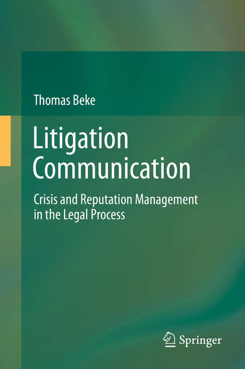 Book cover of Litigation Communication