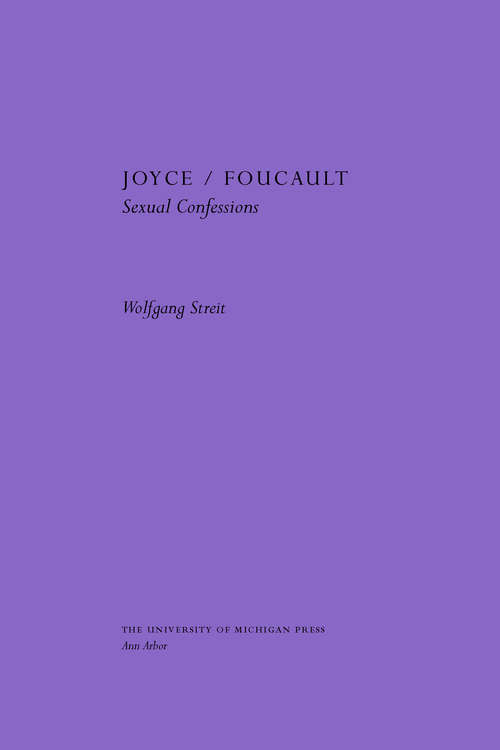 Book cover of Joyce / Foucault