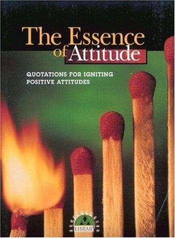 Book cover of The Essence of Attitude