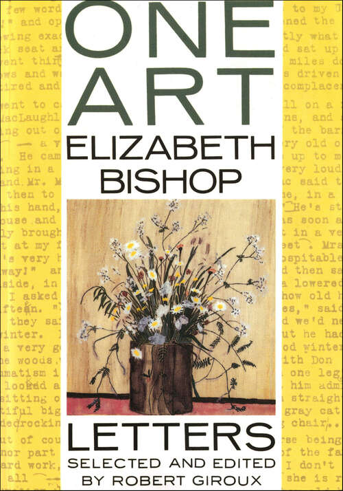 Book cover of One Art: Letters