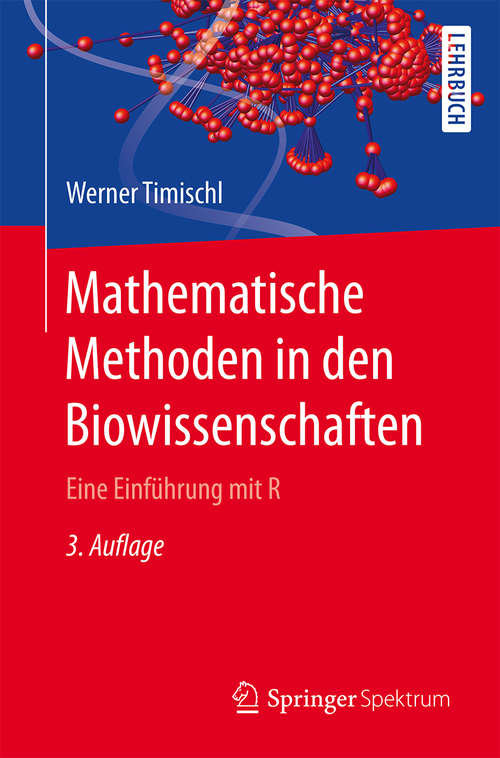 Book cover of Mathematische Methoden in den Biowissenschaften