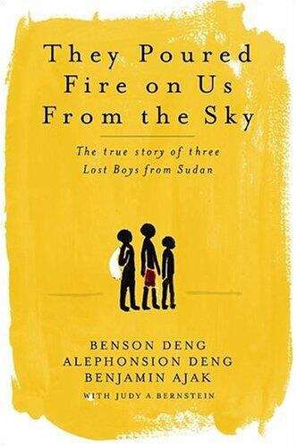 Book cover of They Poured Fire on Us from the Sky: The True Story of Three Lost Boys from Sudan