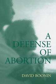 Book cover of A Defense of Abortion