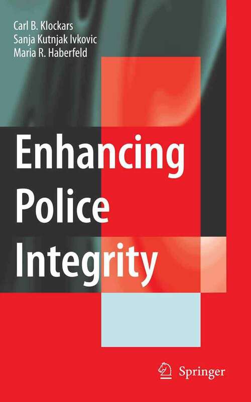 Book cover of Enhancing Police Integrity