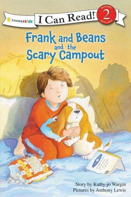 Book cover of Frank and Beans and the Scary Campout (I Can Read!: Level 2)