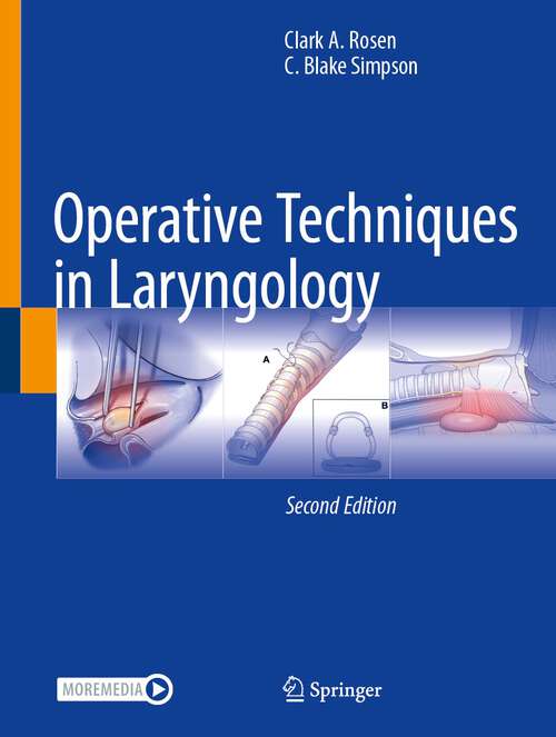 Book cover of Operative Techniques in Laryngology (2nd ed. 2024)