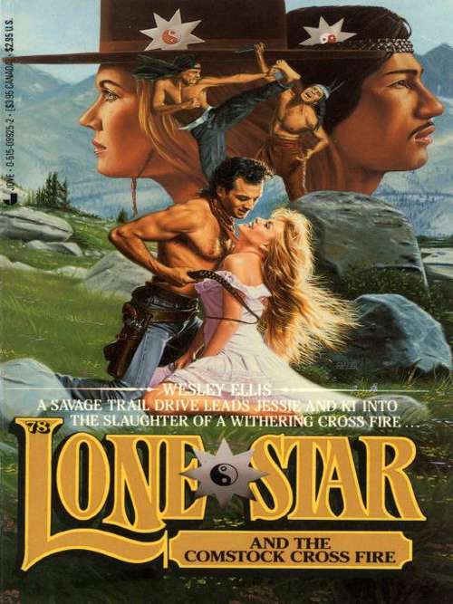 Book cover of Lone Star and the Comstock Cross Fire (Lone Star #78)