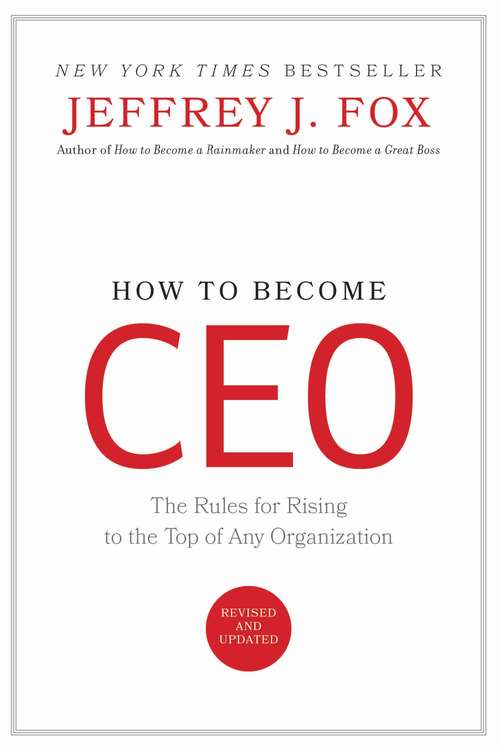 Book cover of How to Become CEO