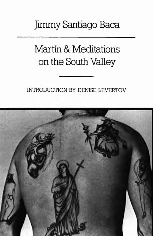 Book cover of Martín and Meditations on the South Valley: Poems