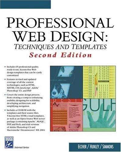 Book cover of Professional Web Design (2nd Edition)
