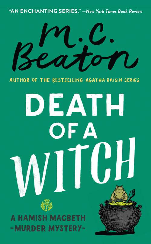 Book cover of Death of a Witch (Hamish Macbeth Mystery #25)