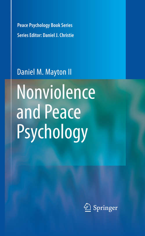 Book cover of Nonviolence and Peace Psychology