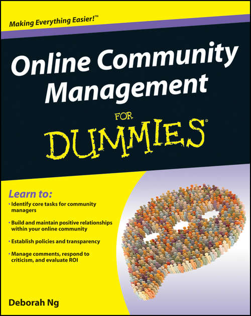 Book cover of Online Community Management For Dummies