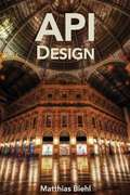 Book cover of Restful API Design (API University Series)