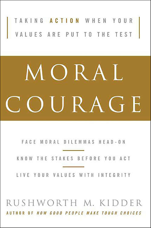 Book cover of Moral Courage