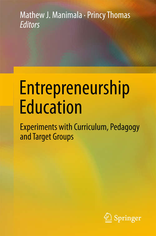 Book cover of Entrepreneurship Education