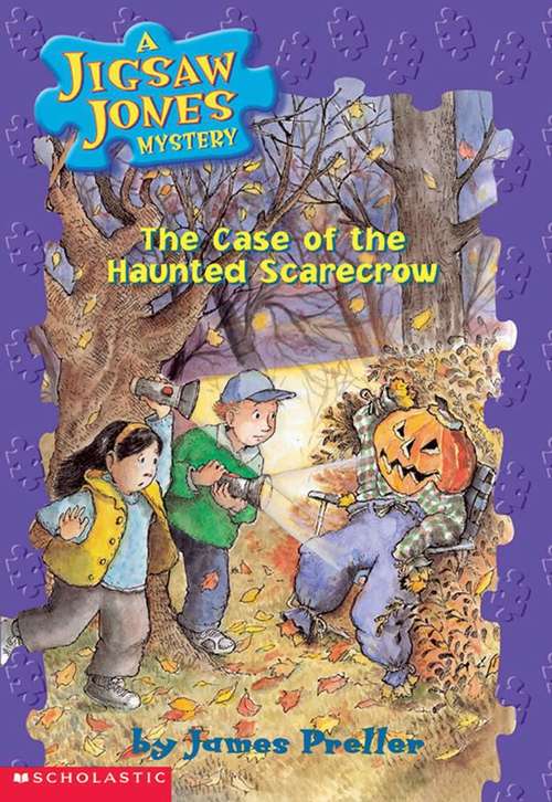 Book cover of The Case of the Haunted Scarecrow (Jigsaw Jones Mystery #15)
