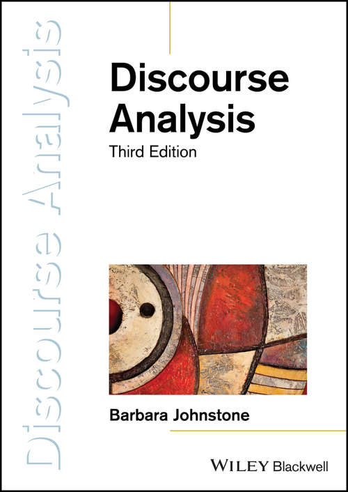 Book cover of Discourse Analysis