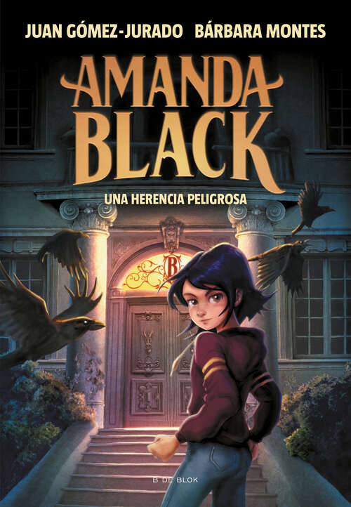 Book cover of Una herencia peligrosa (Amanda Black: Volumen 1)