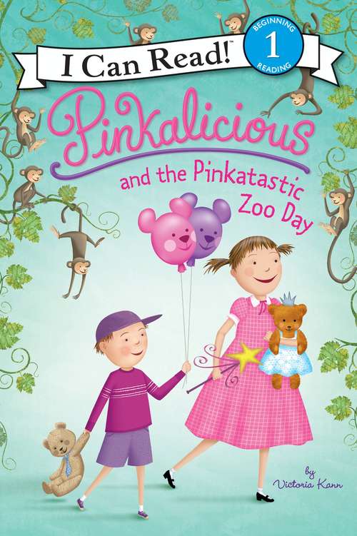 Book cover of Pinkalicious and the Pinkatastic Zoo Day (I Can Read Level 1)